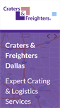 Mobile Screenshot of cratersandfreightersdallas.com